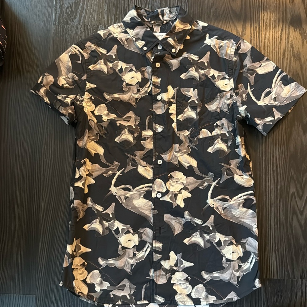 Saturdays NYC Short Sleeve Button Down Shirt